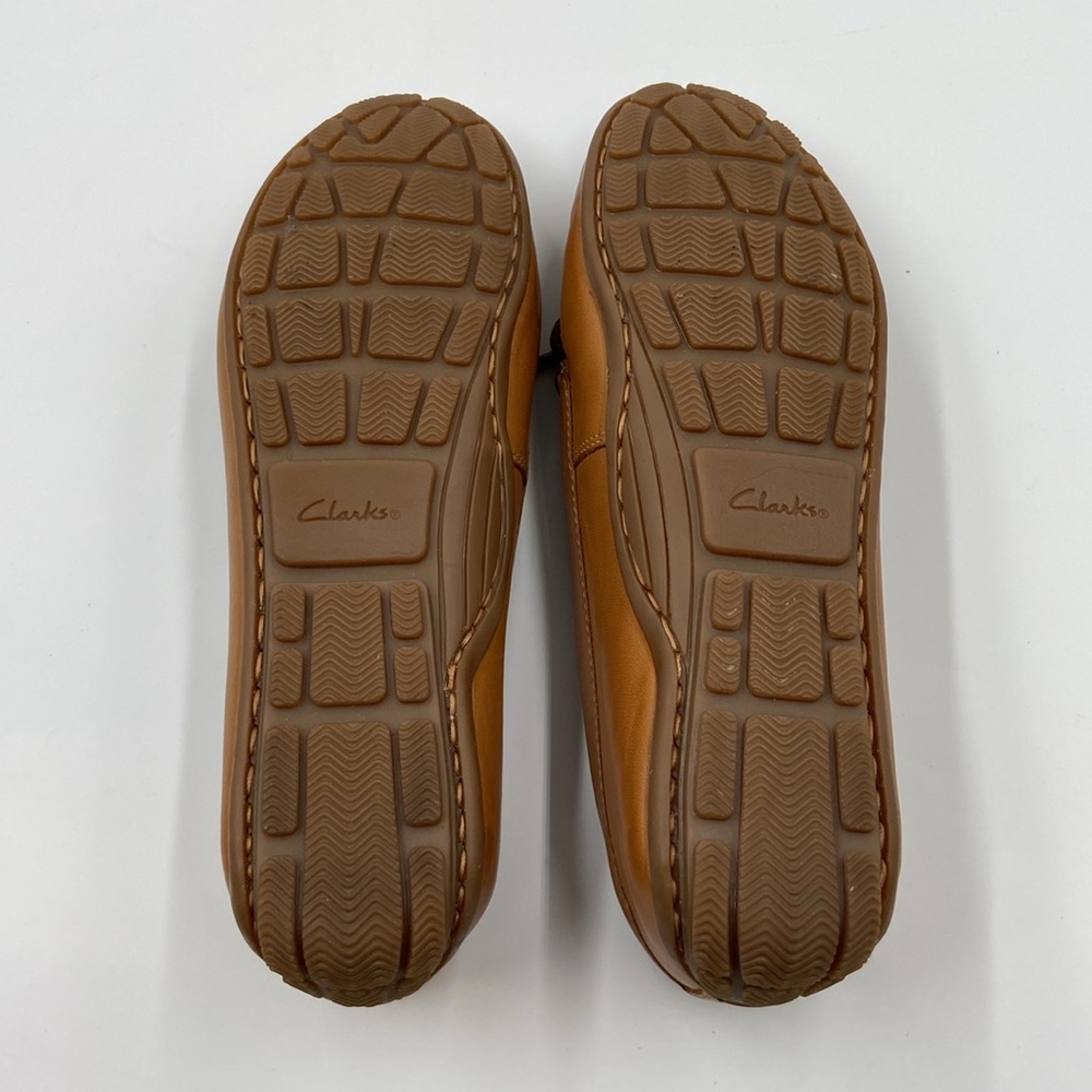 Clarks Ultimate Collection Loafers Women’s 9 Tan - Picture 5 of 8